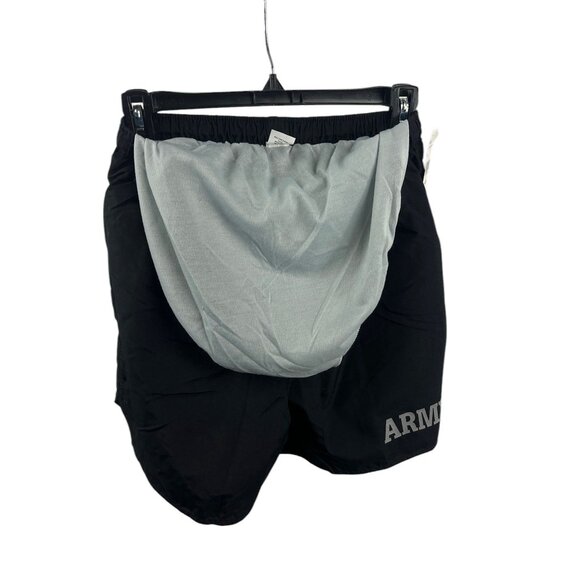 Soffe Mens Physical Fitness Shorts Trunks Size M Army Black Nylon Athletic - Picture 3 of 8